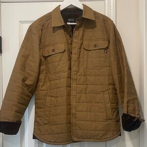 Marmot Men's Tan Quilted Shirt Jacket